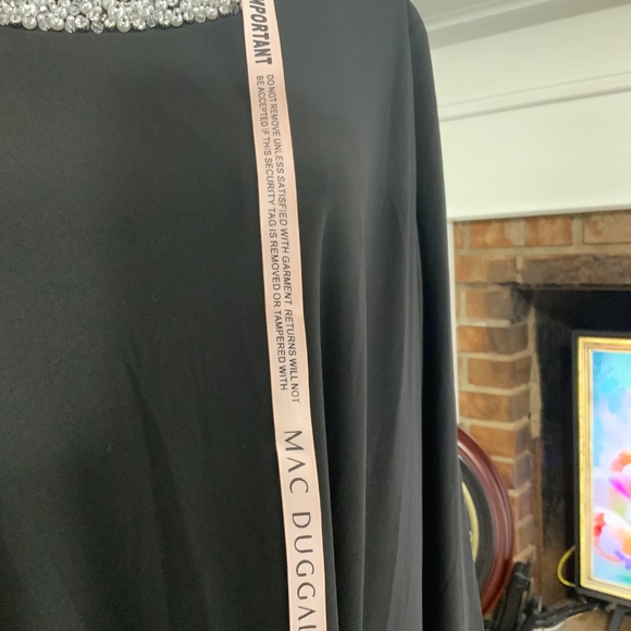 Mac Duggal black dress NWT - Picture 7 of 9